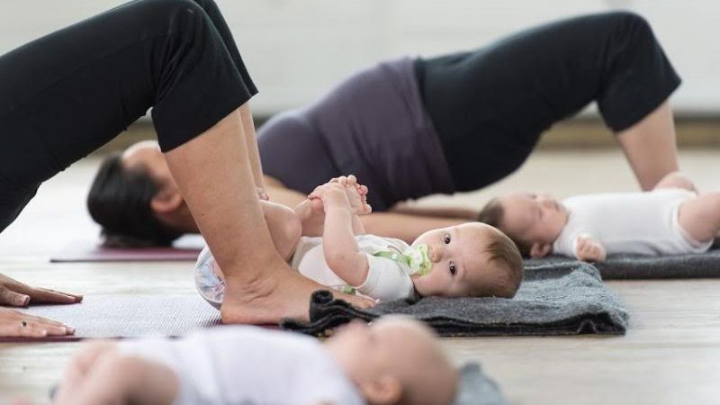 Mum and Baby Pilates Class